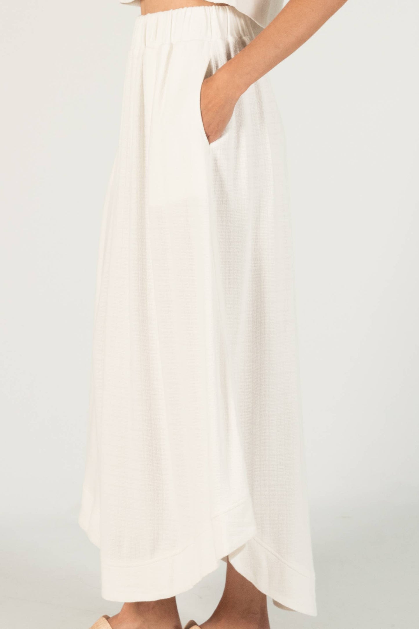 P. CILL Linen Maxi Skirt