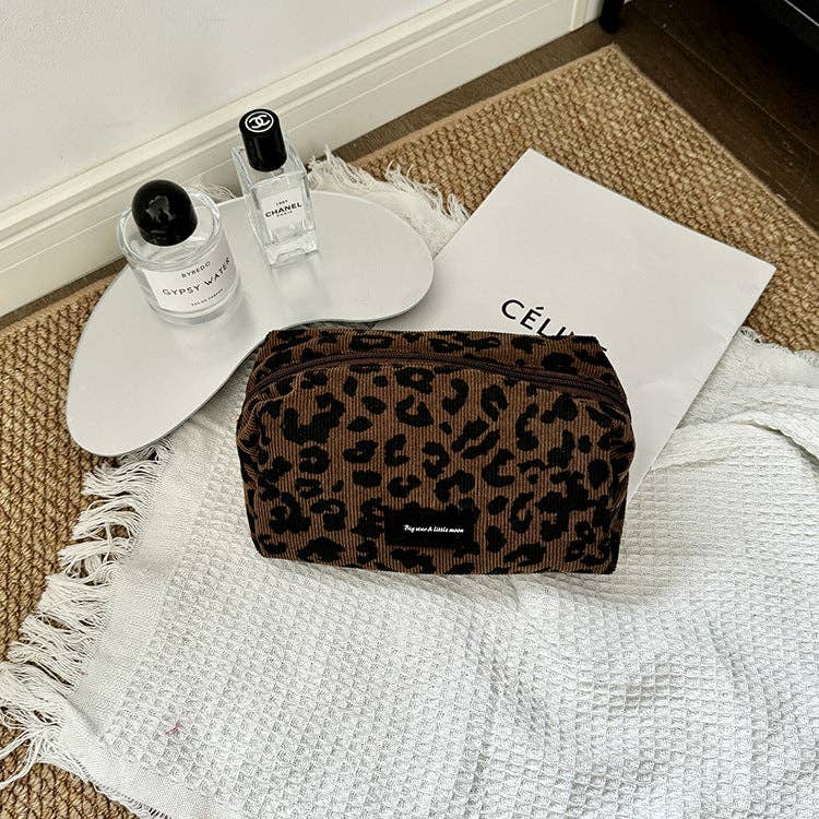 Leopard Cosmetic Bag
