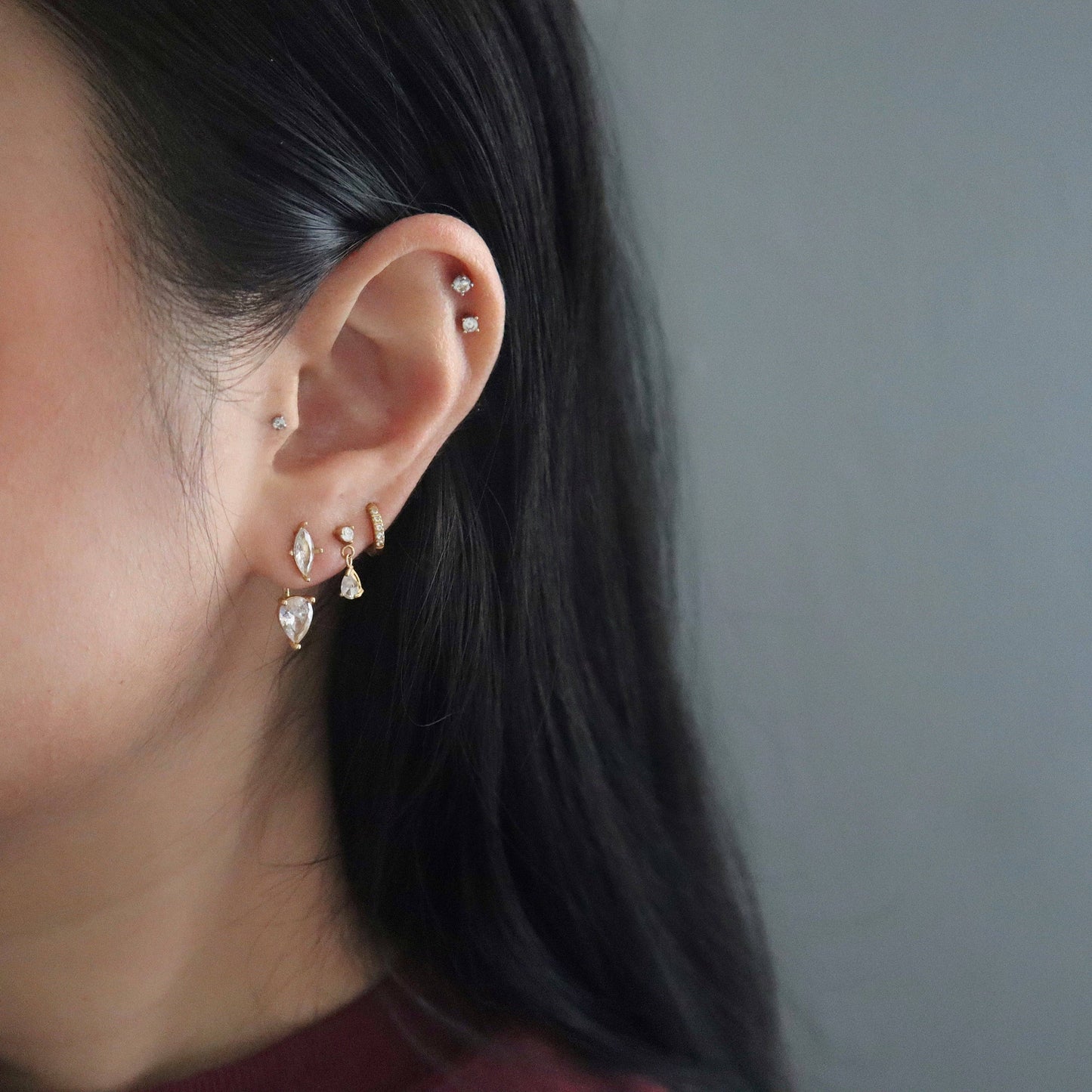 Camilla Zircon Drop Earrings