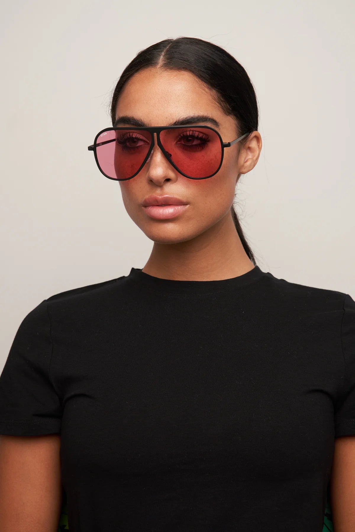 Ava Black/Pink Sunglasses