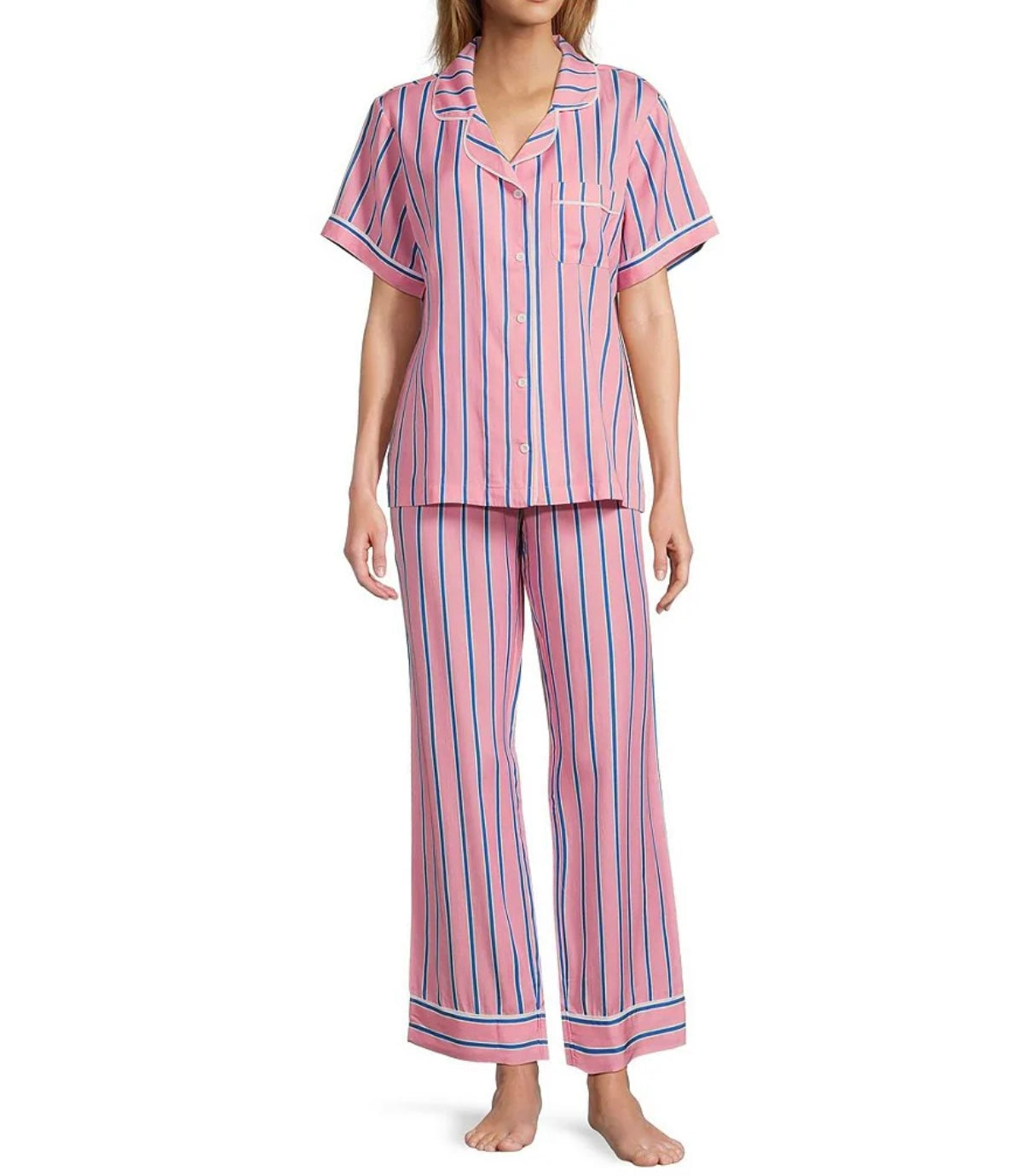 Resort Stripe Pajama Pant Set