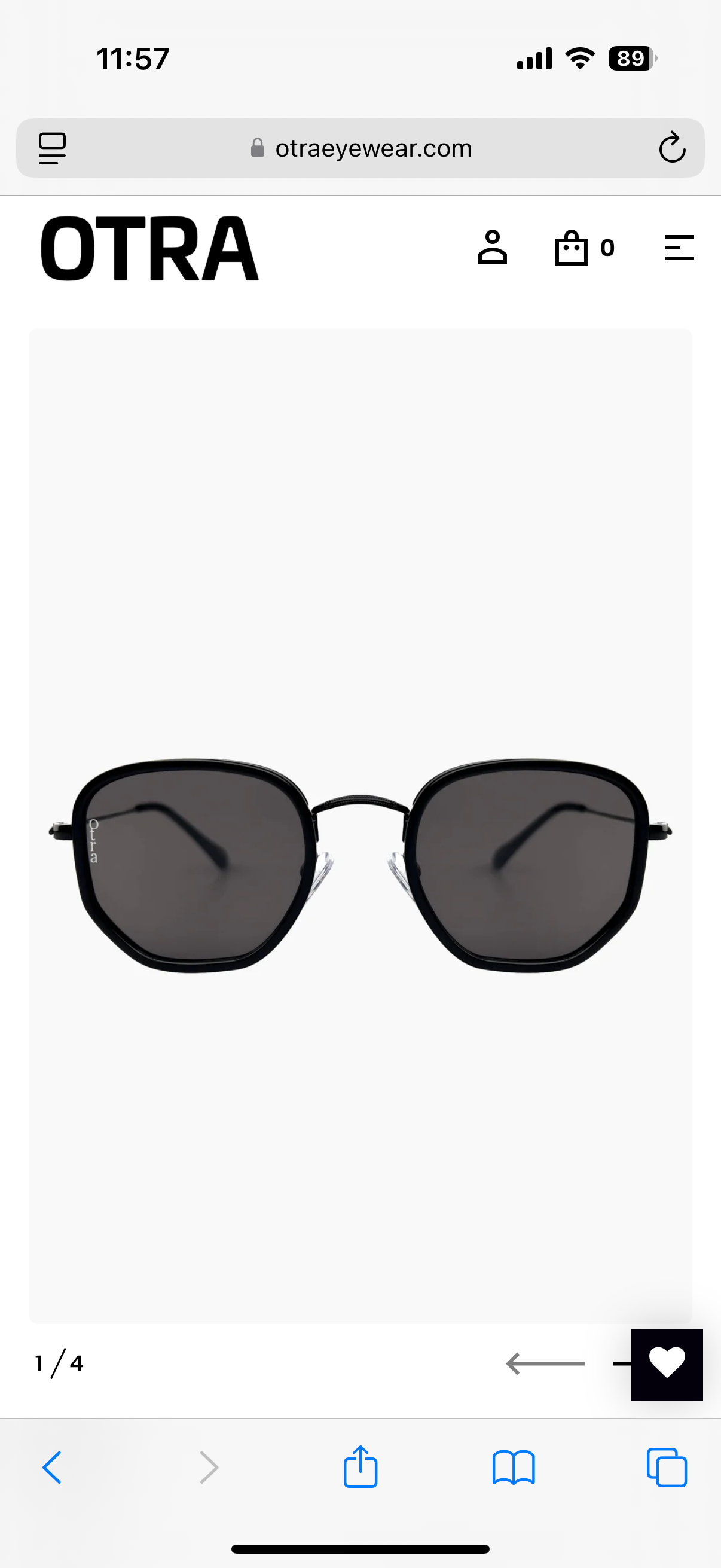 Tate Black Sunglasses