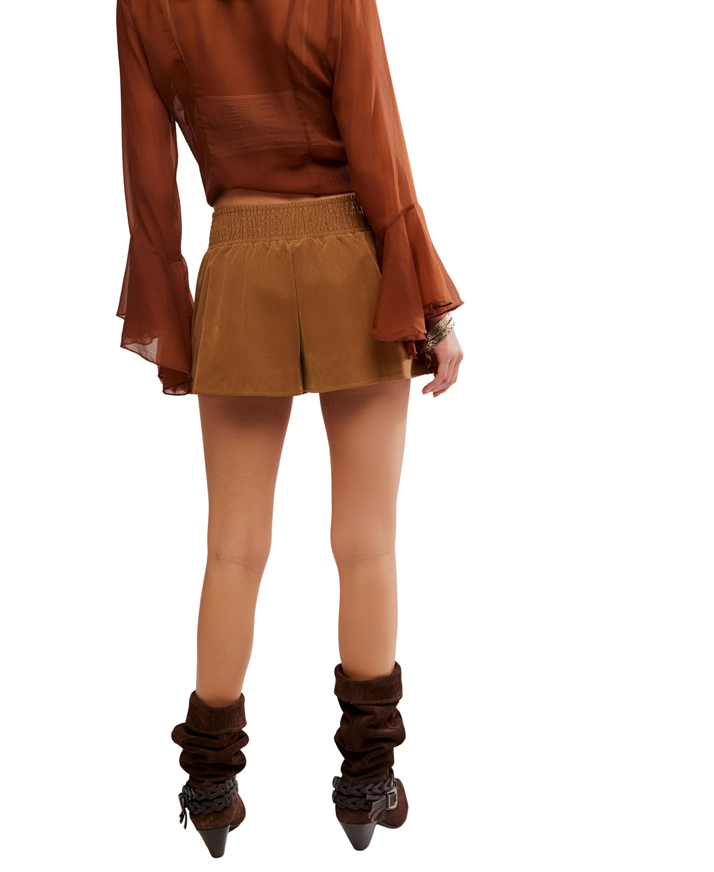Paradise Found Suede Skort