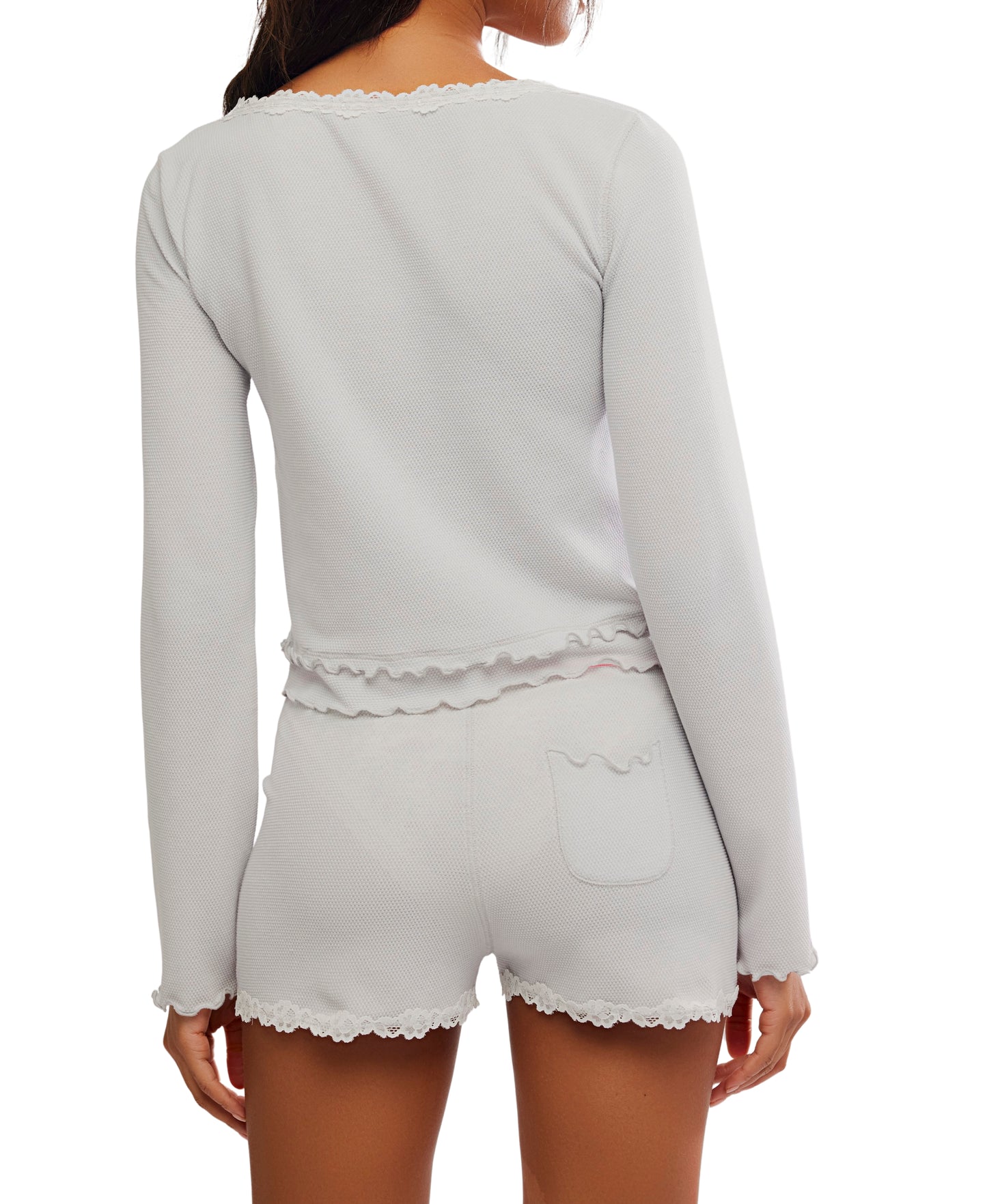 Spring Break Sleep Set-Heather Grey