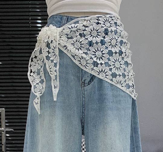 Lace Hip Scarf