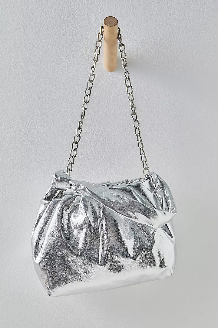 Viva La Vegan Silver Clutch