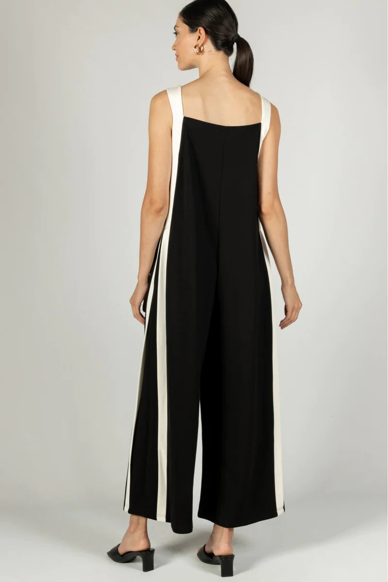 Contrast Stripe Jumpsuit