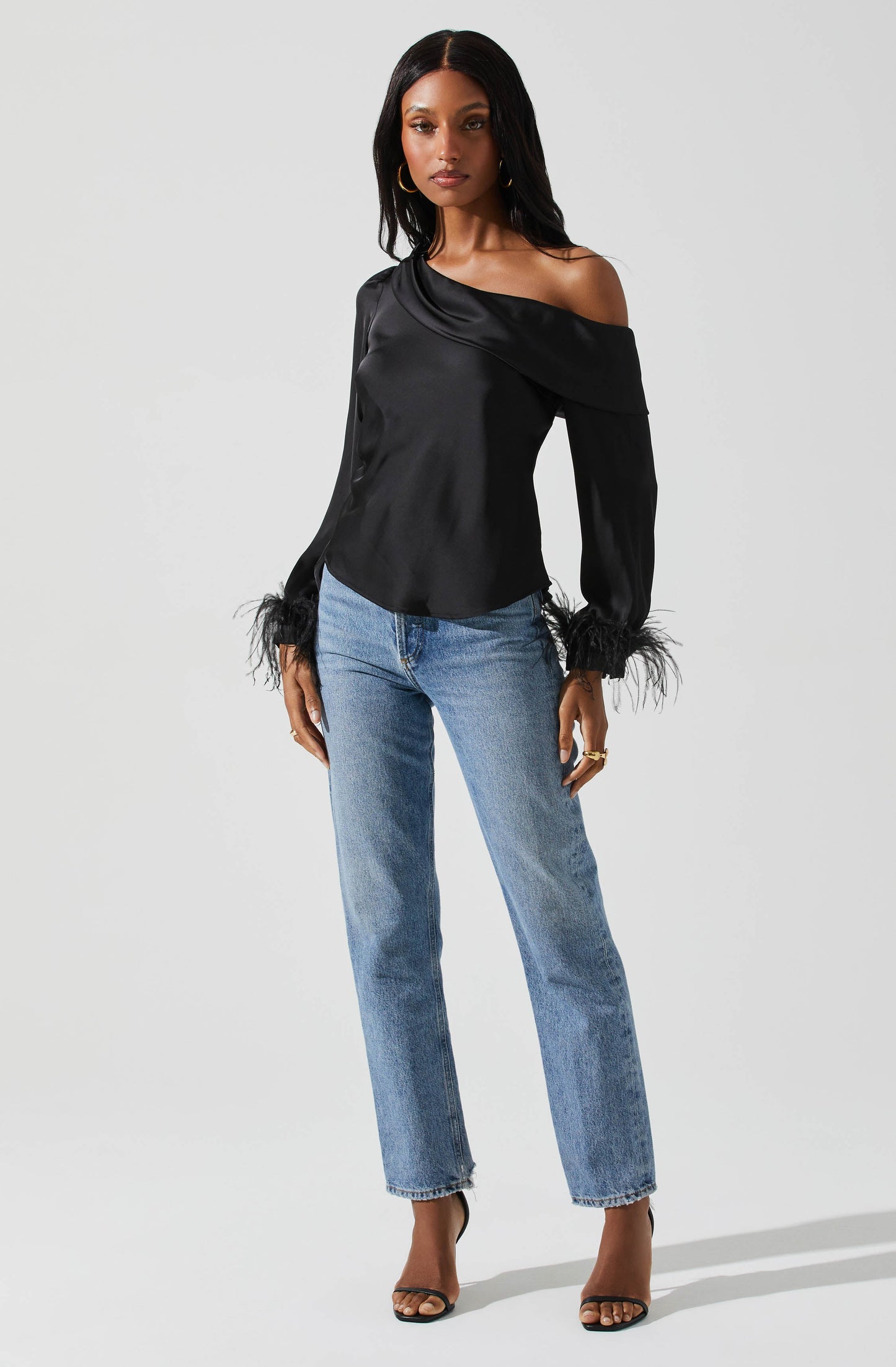 Dawn Feather Trim Top
