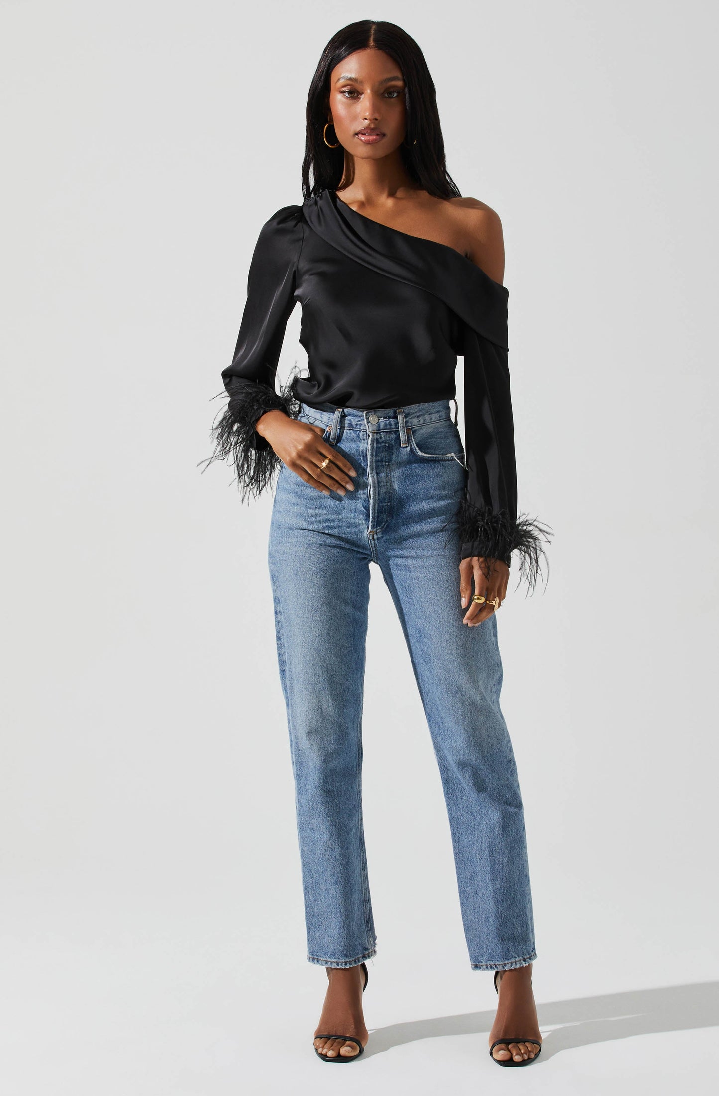 Dawn Feather Trim Top
