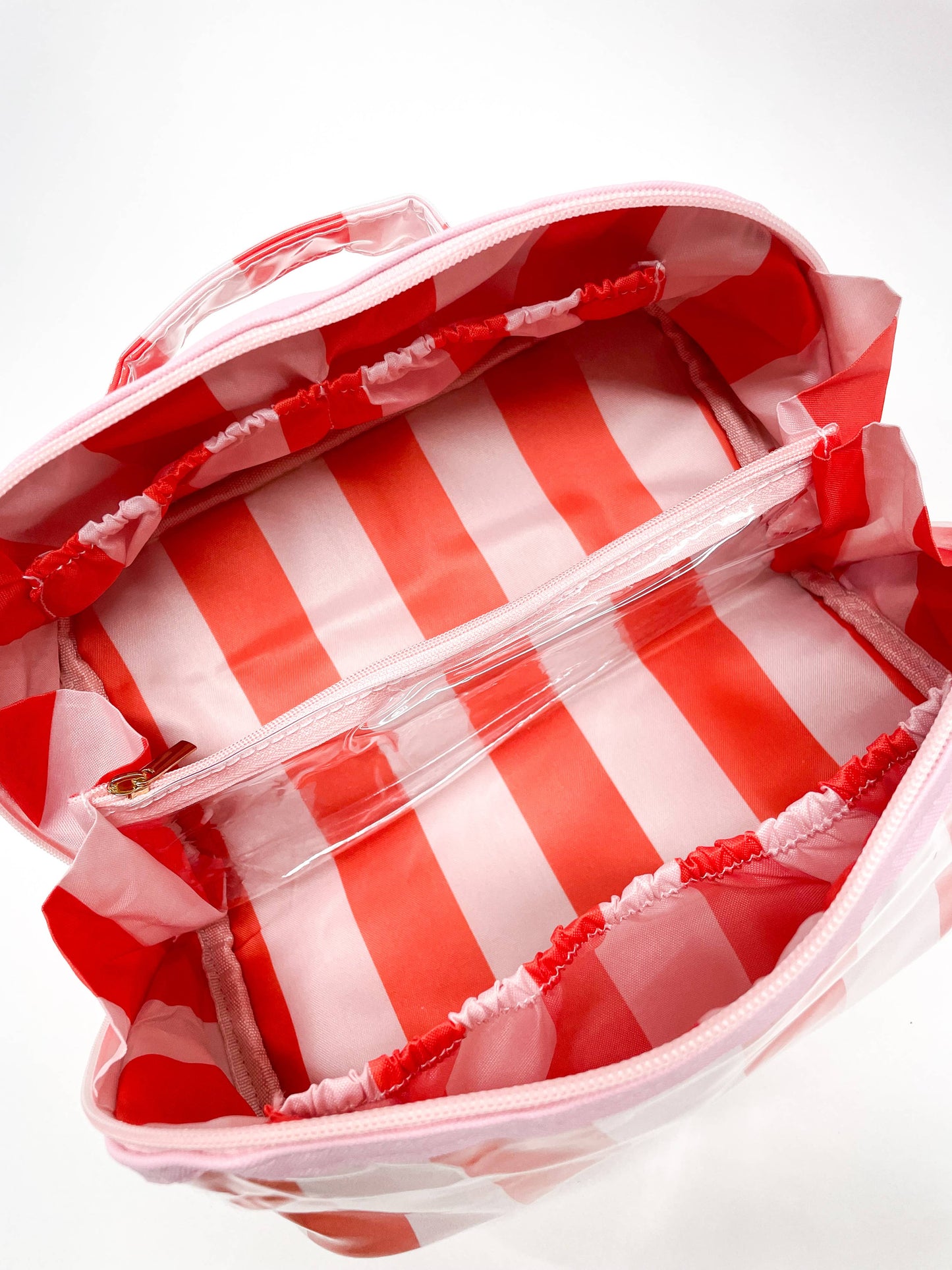 Red and Pink Makeup Bag