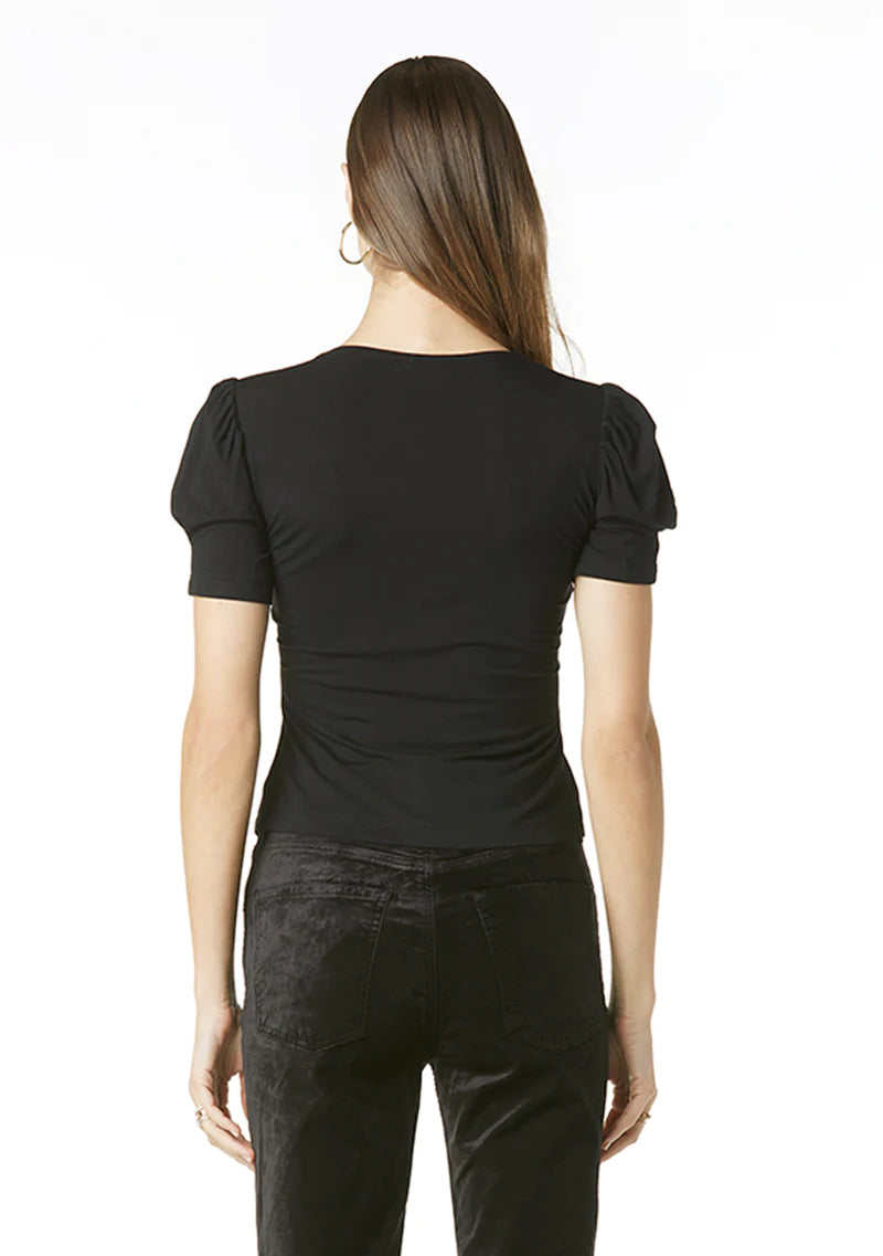 Harper Vegan Leather Top