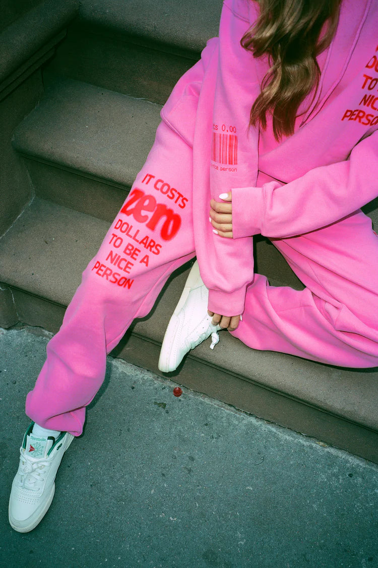 It Costs $0 Pink Sweatpants