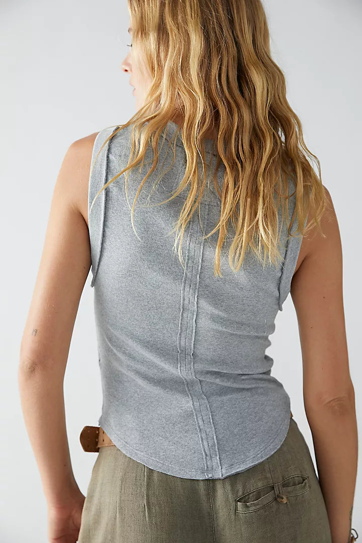 Katie Heather Grey Tank