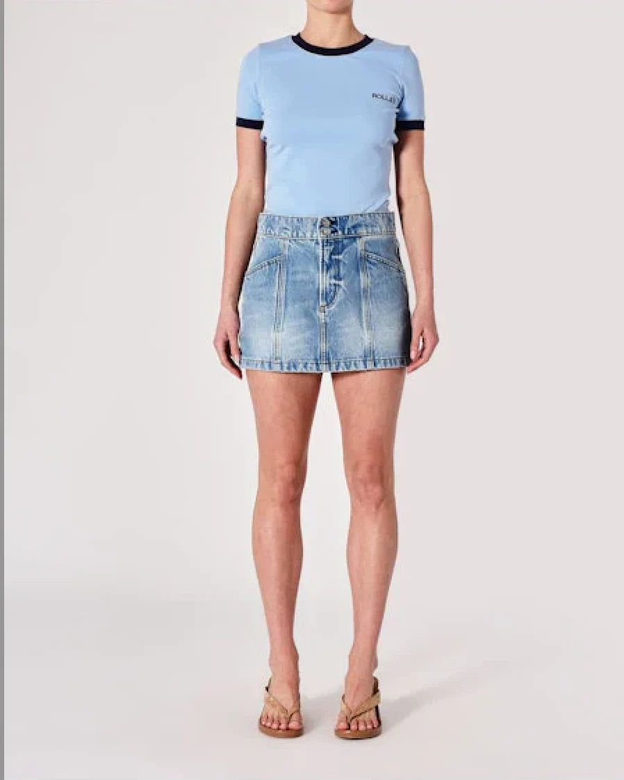 90's Relaxed Mini Deco Skirt in Lennon