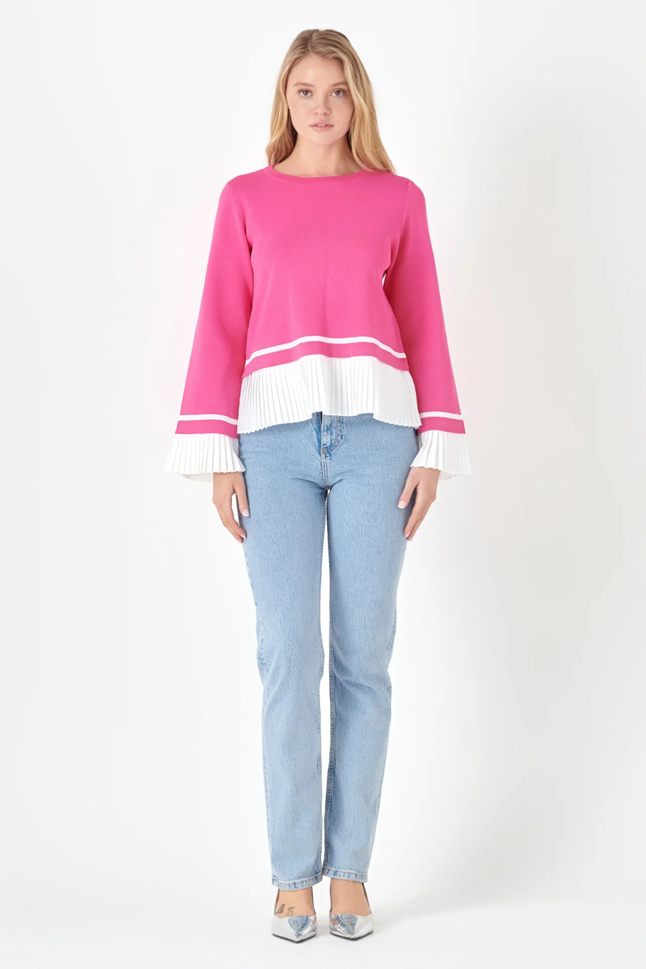 Pink Belle Sleeve Top