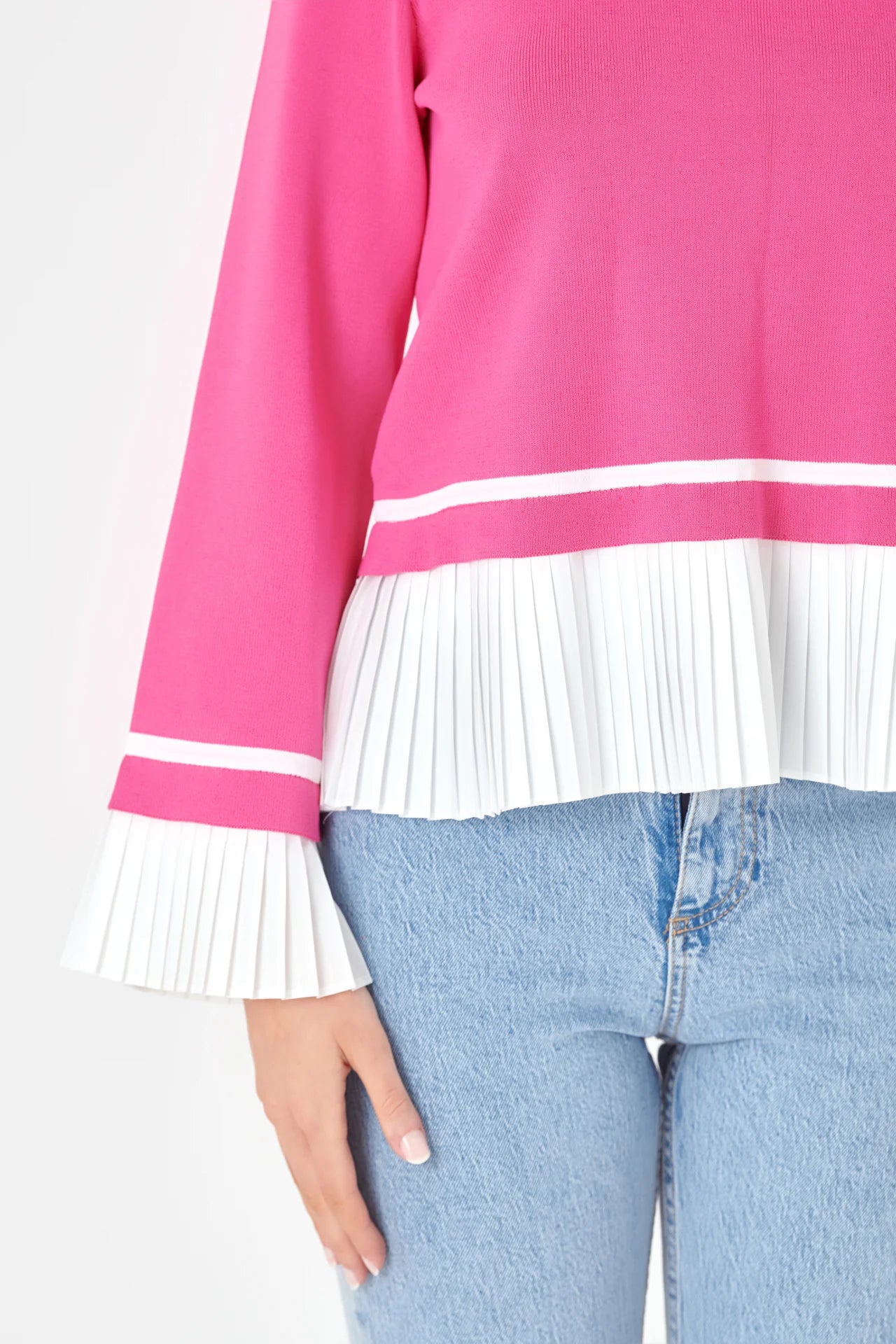 Pink Belle Sleeve Top