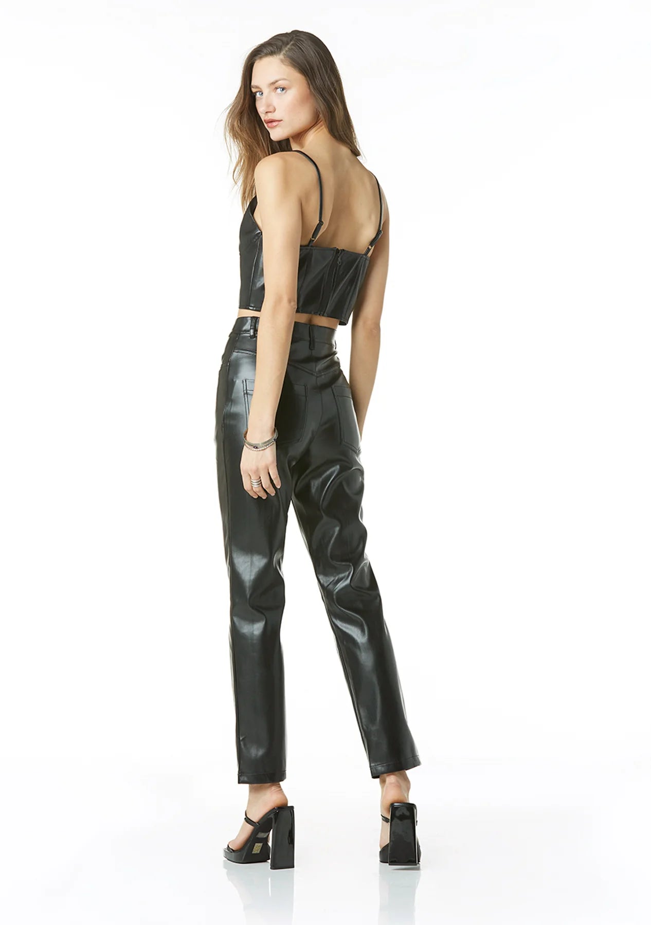 Morgan Vegan Leather Pants