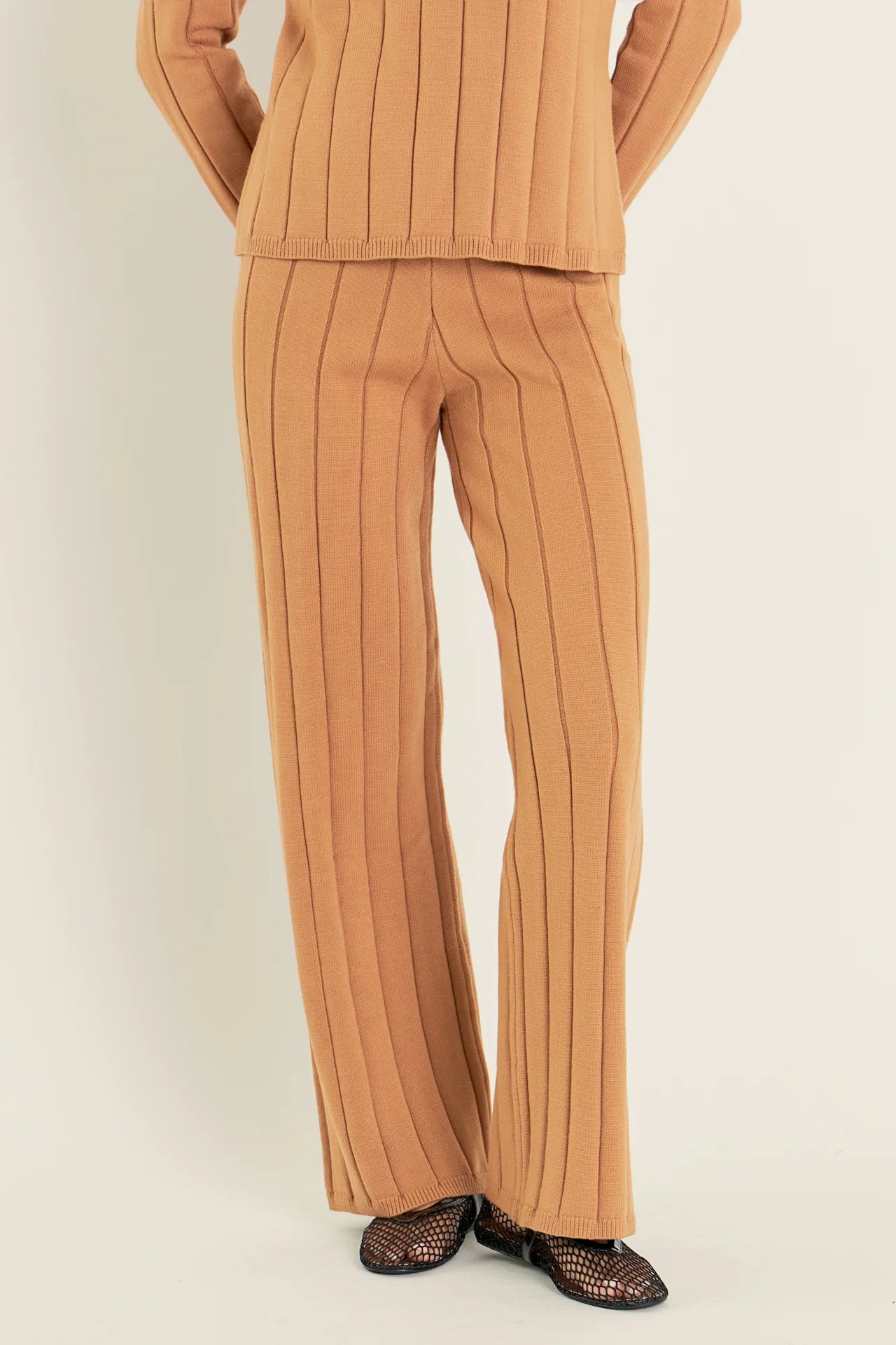 Camel Sweater Pants