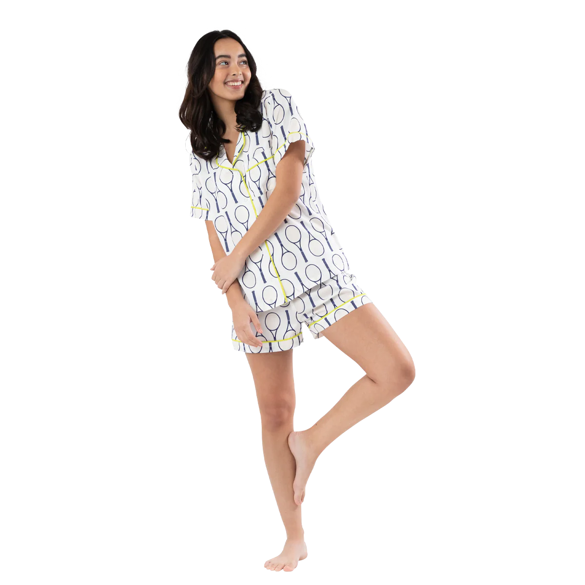 Tennis Time Pajama Short Set