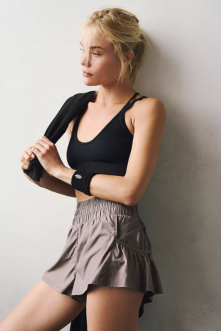 Get Your Flirt On Short-Violet Umber