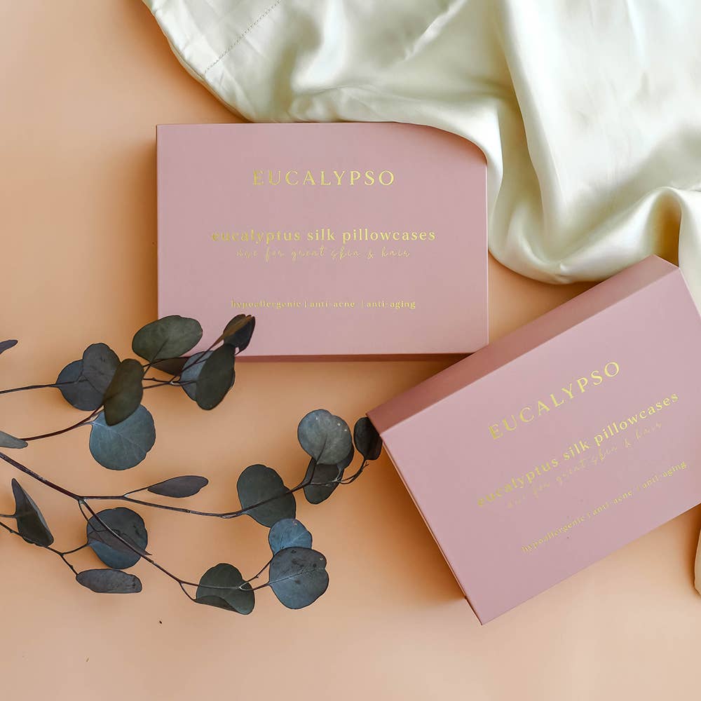 Silky Eucalyptus Pillowcases-King