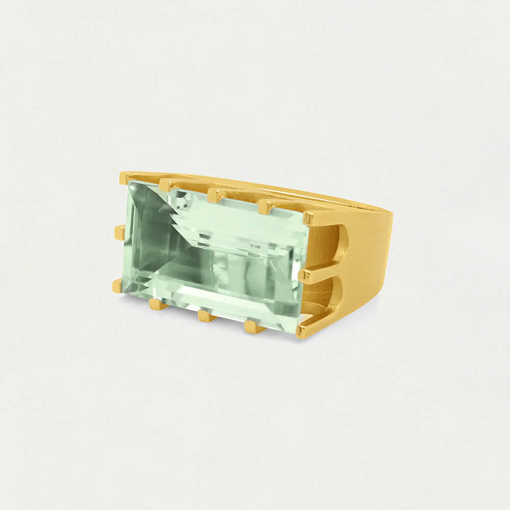Castle Ring | Green Amethyst