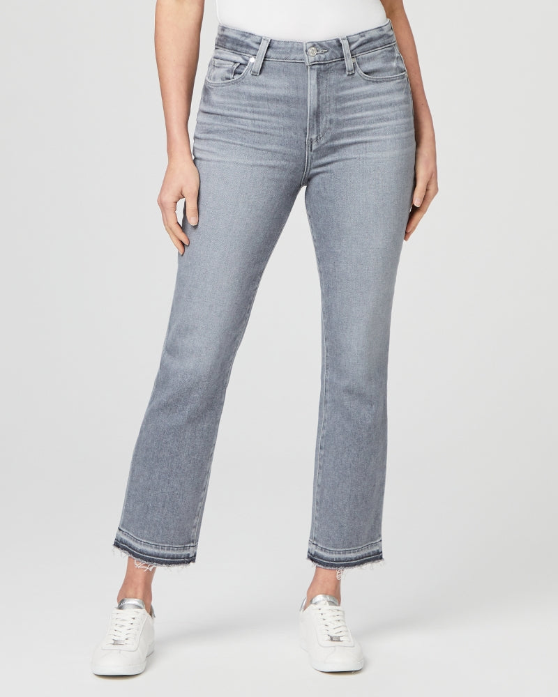 Cindy Crop Undone Hem Faded Pavement