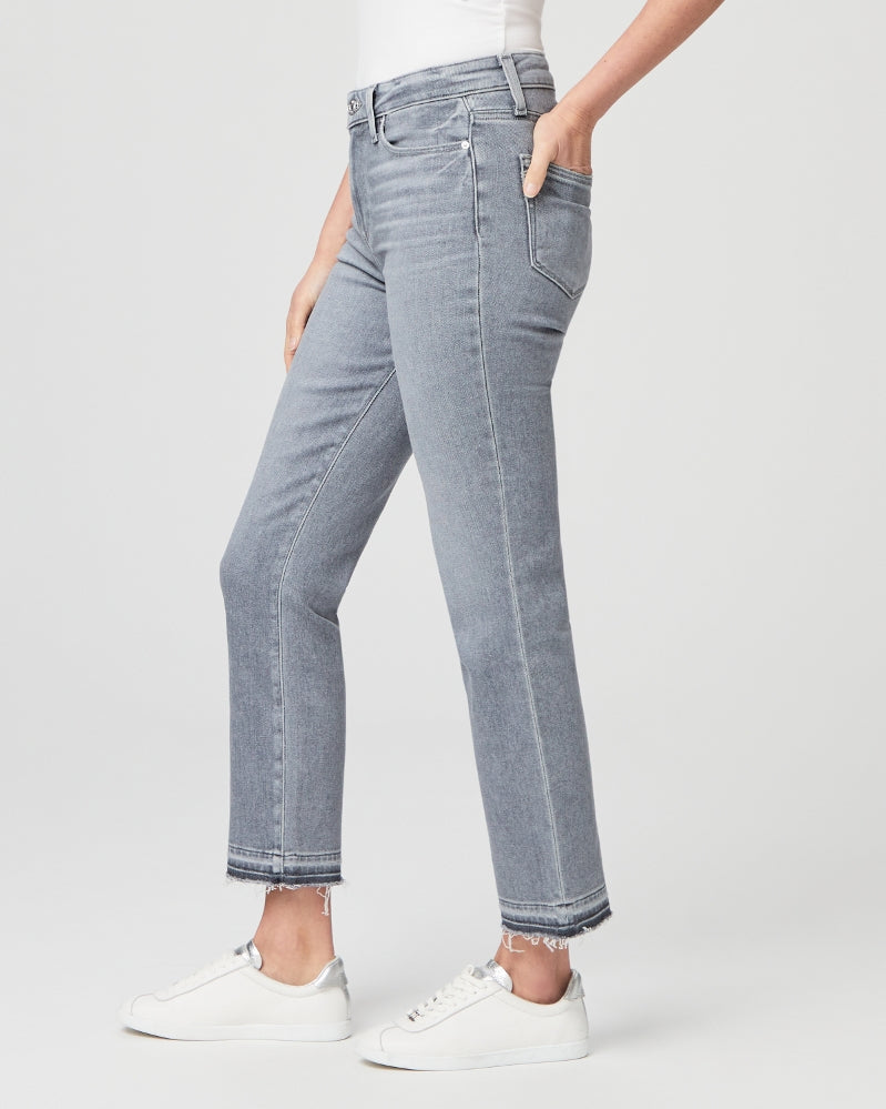 Cindy Crop Undone Hem Faded Pavement