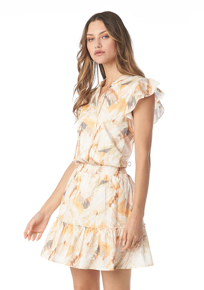 Ezra Dress Painted Abstract
