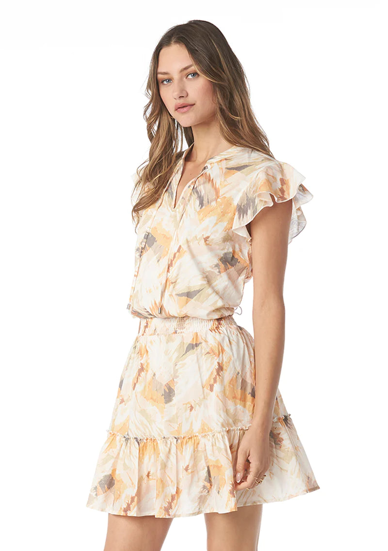 Ezra Dress Painted Abstract