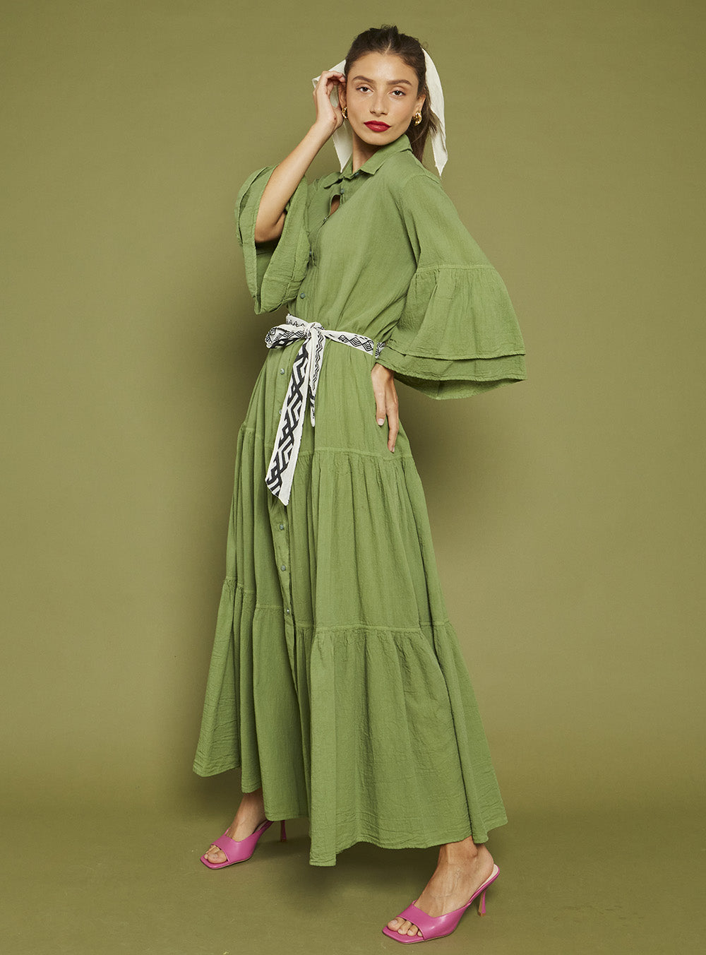 NEMA Ruth Green Dress