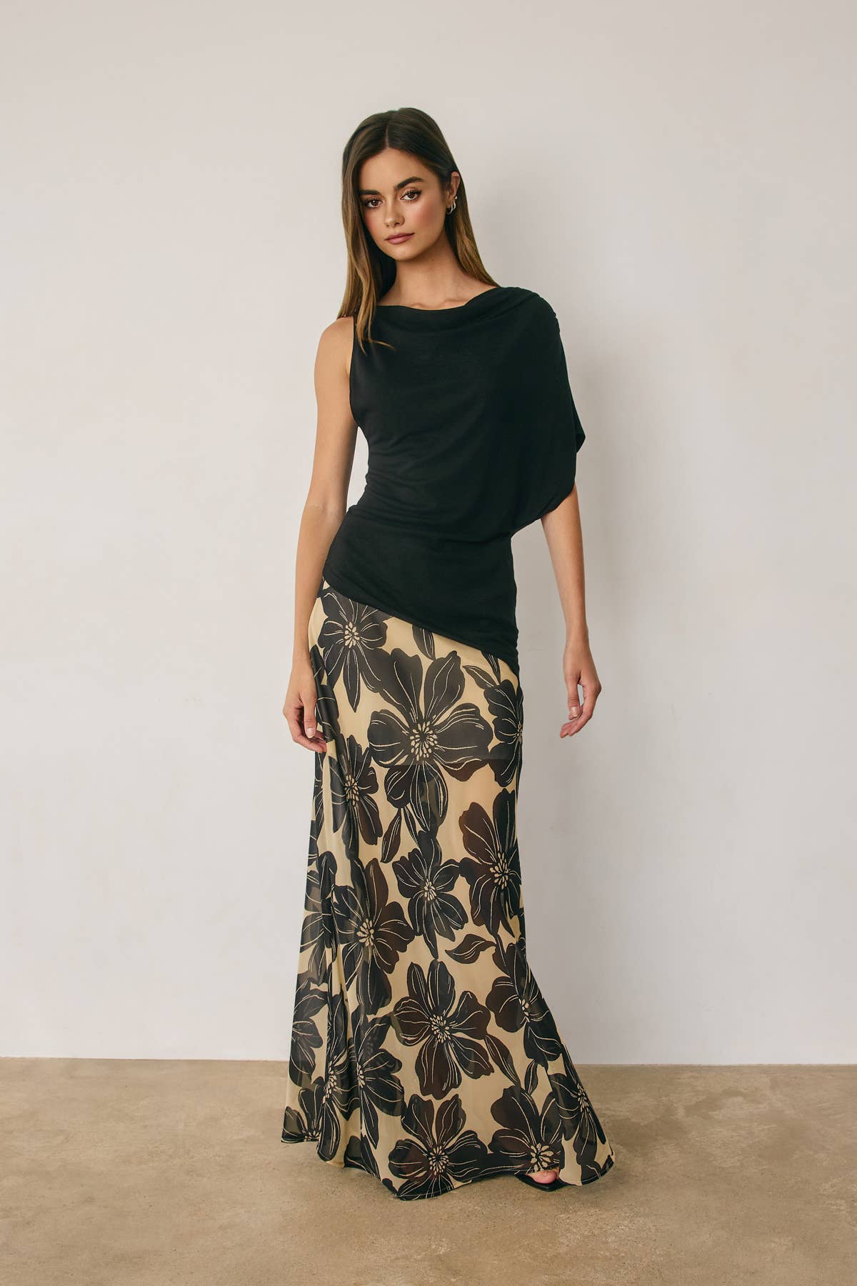 Black Drape Top