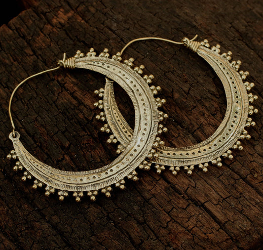 Tribal Hoop Earring