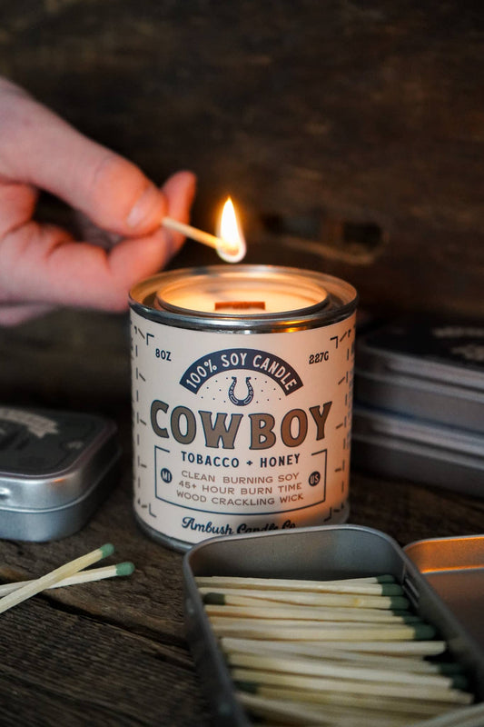 Cowboy Soy Candle