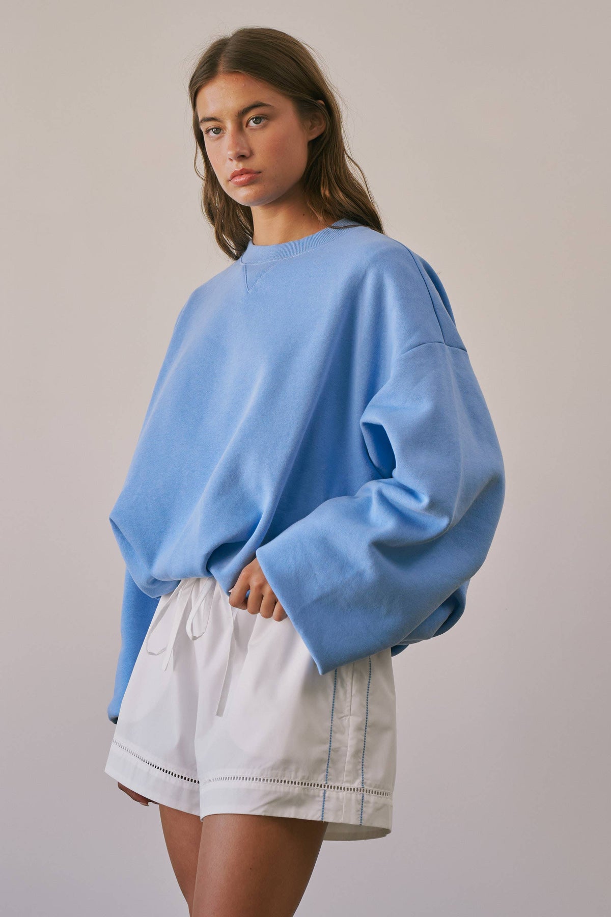 Blouson Cropped Pullover