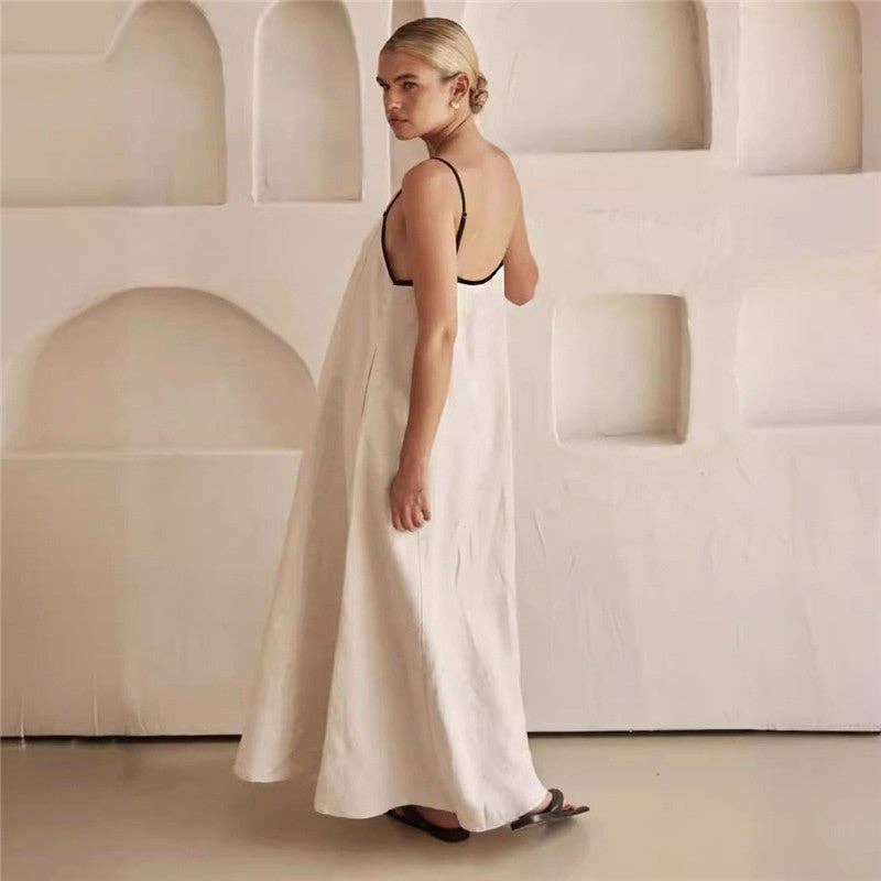 Apricot Strappy Maxi