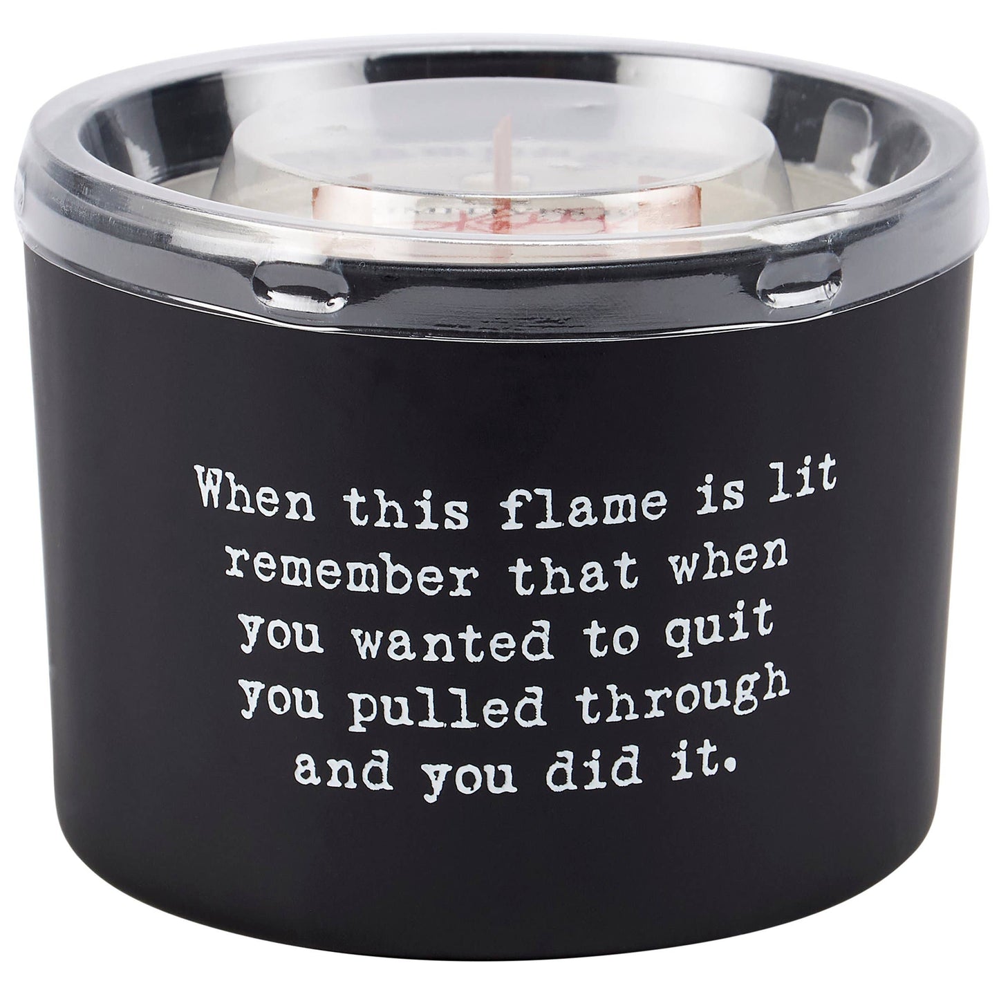 You Did It Poetry Candle