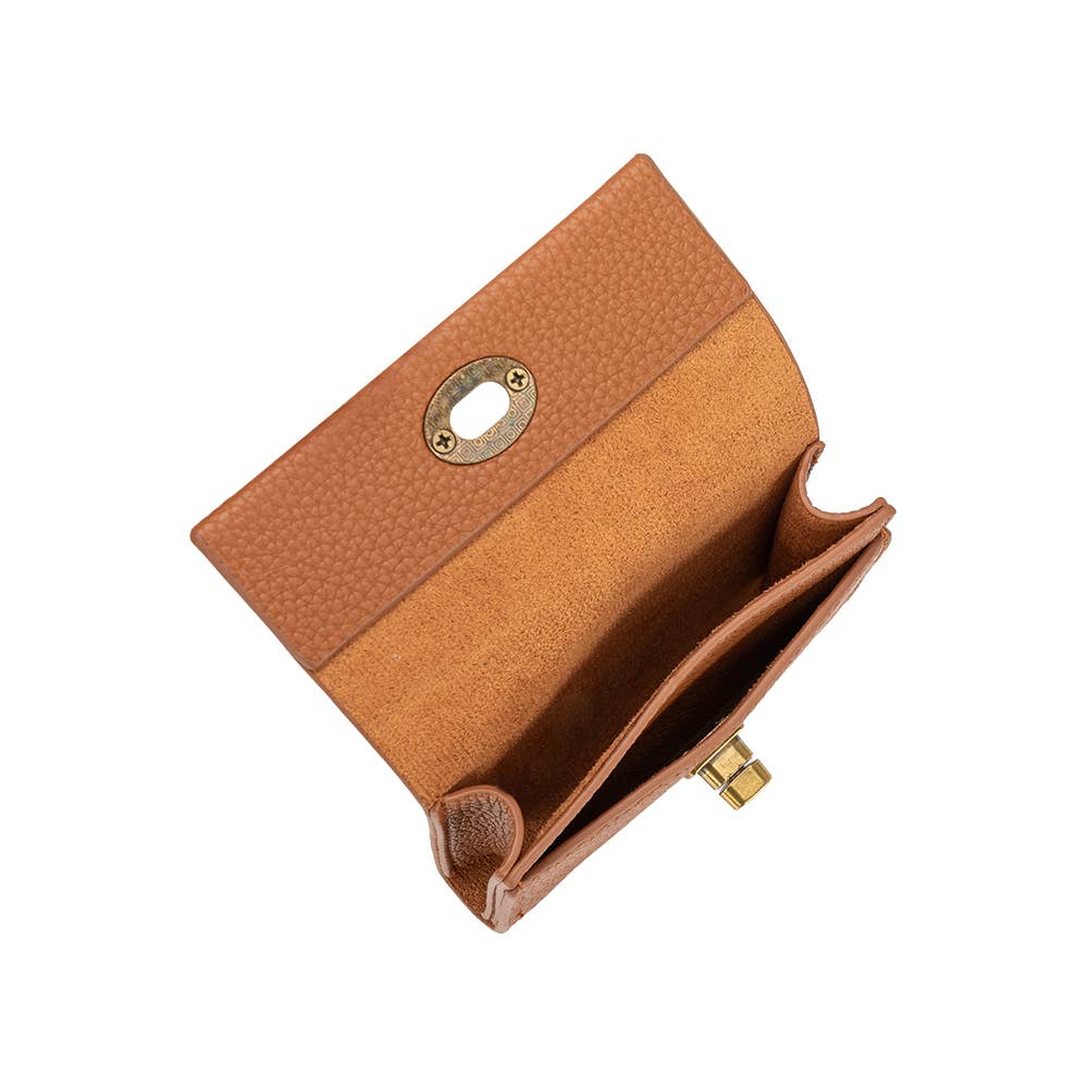 Rita Taupe Vegan Card Case Wallet