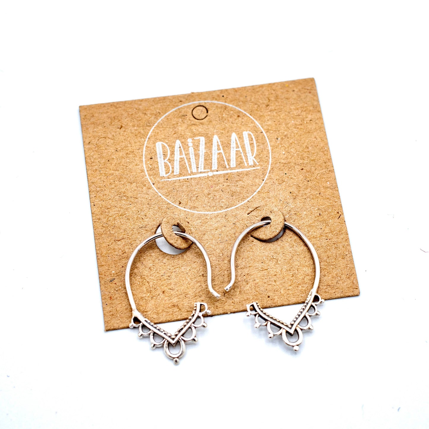 Sterling Decorated Earring