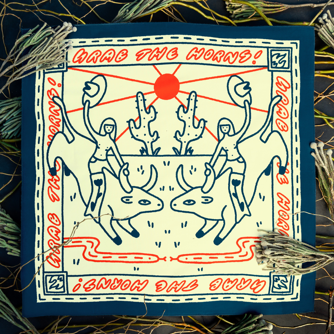 "Grab The Horns"Bandana
