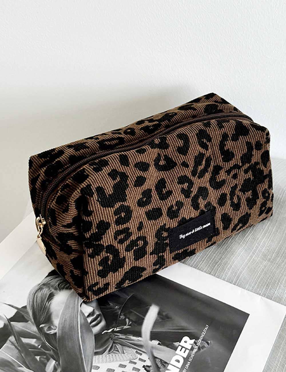 Leopard Cosmetic Bag