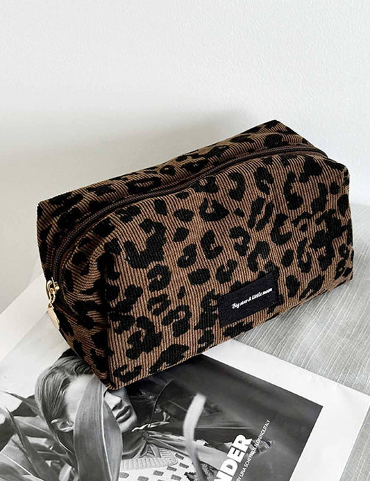 Leopard Cosmetic Bag