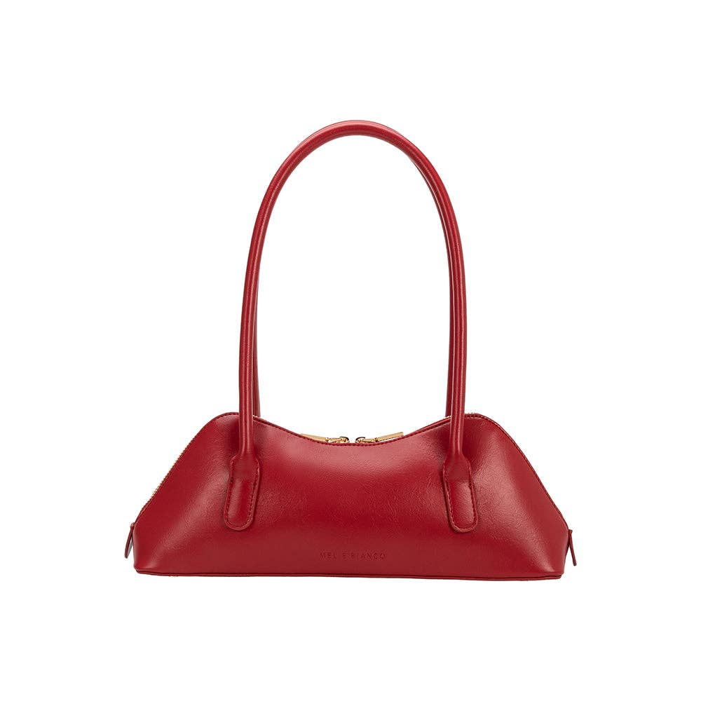 Dakota Red Recycled Vegan Shoulder Bag