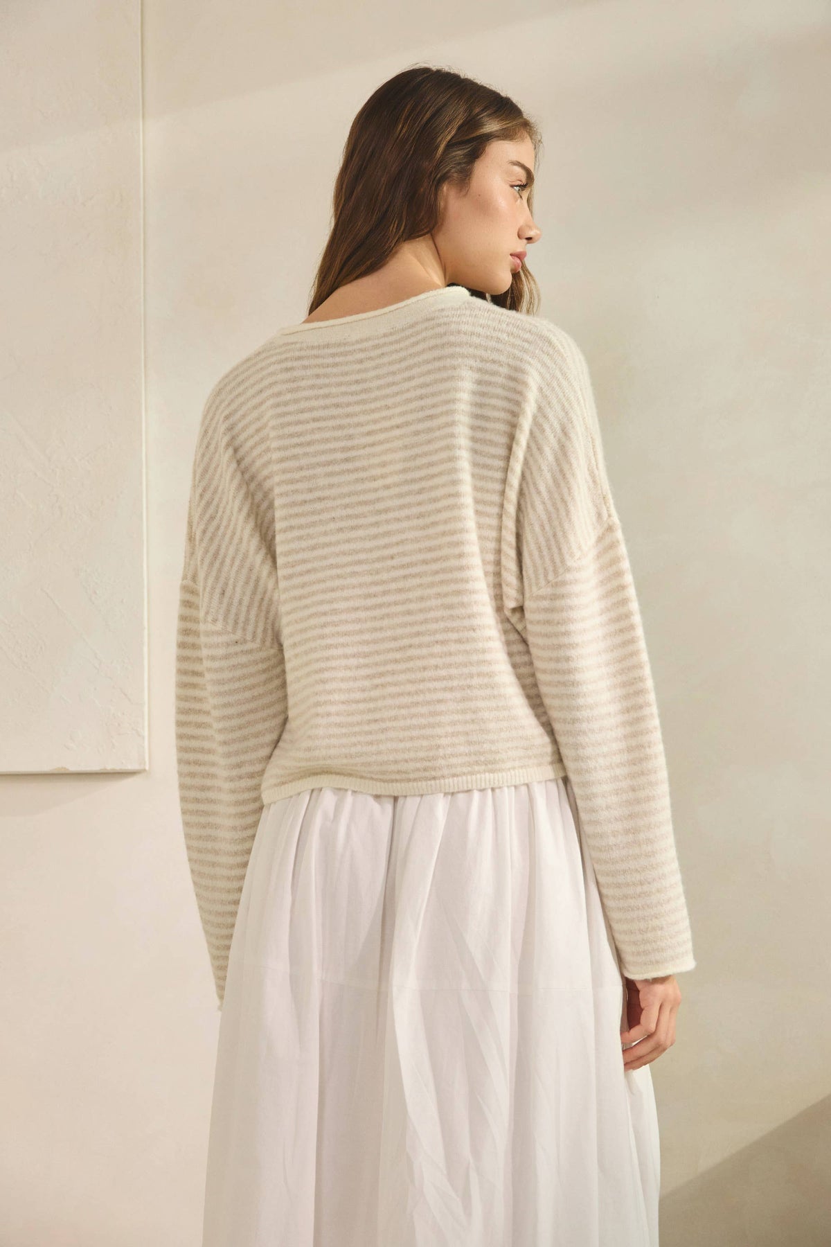 Babe Striped Sweater