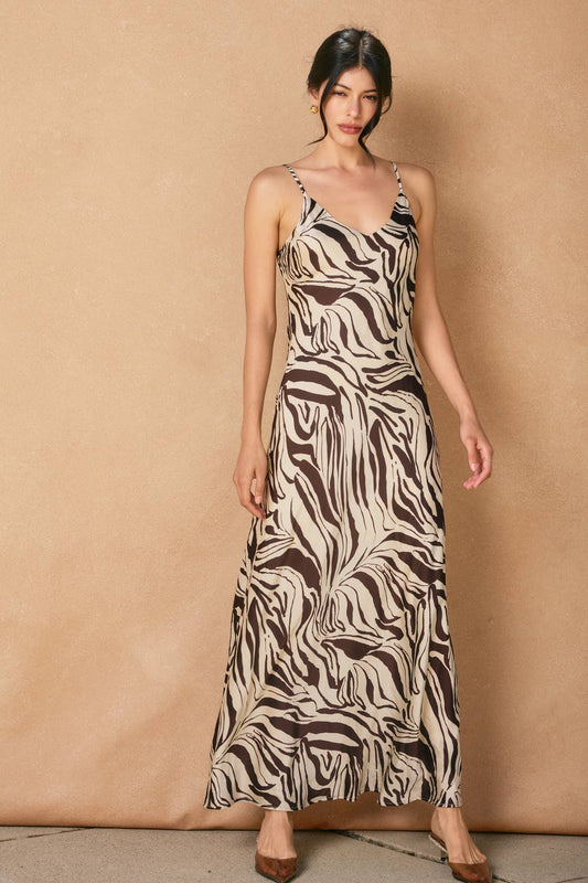 Zebra Maxi Dress