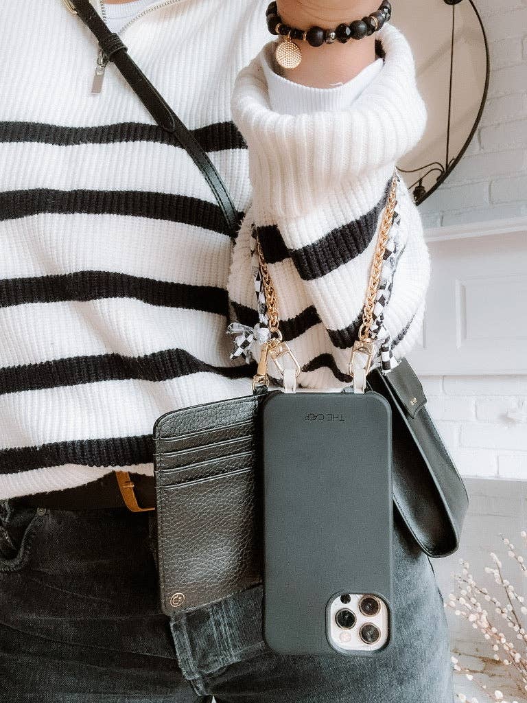 Memphis Phone Wristlet: Silver Chain