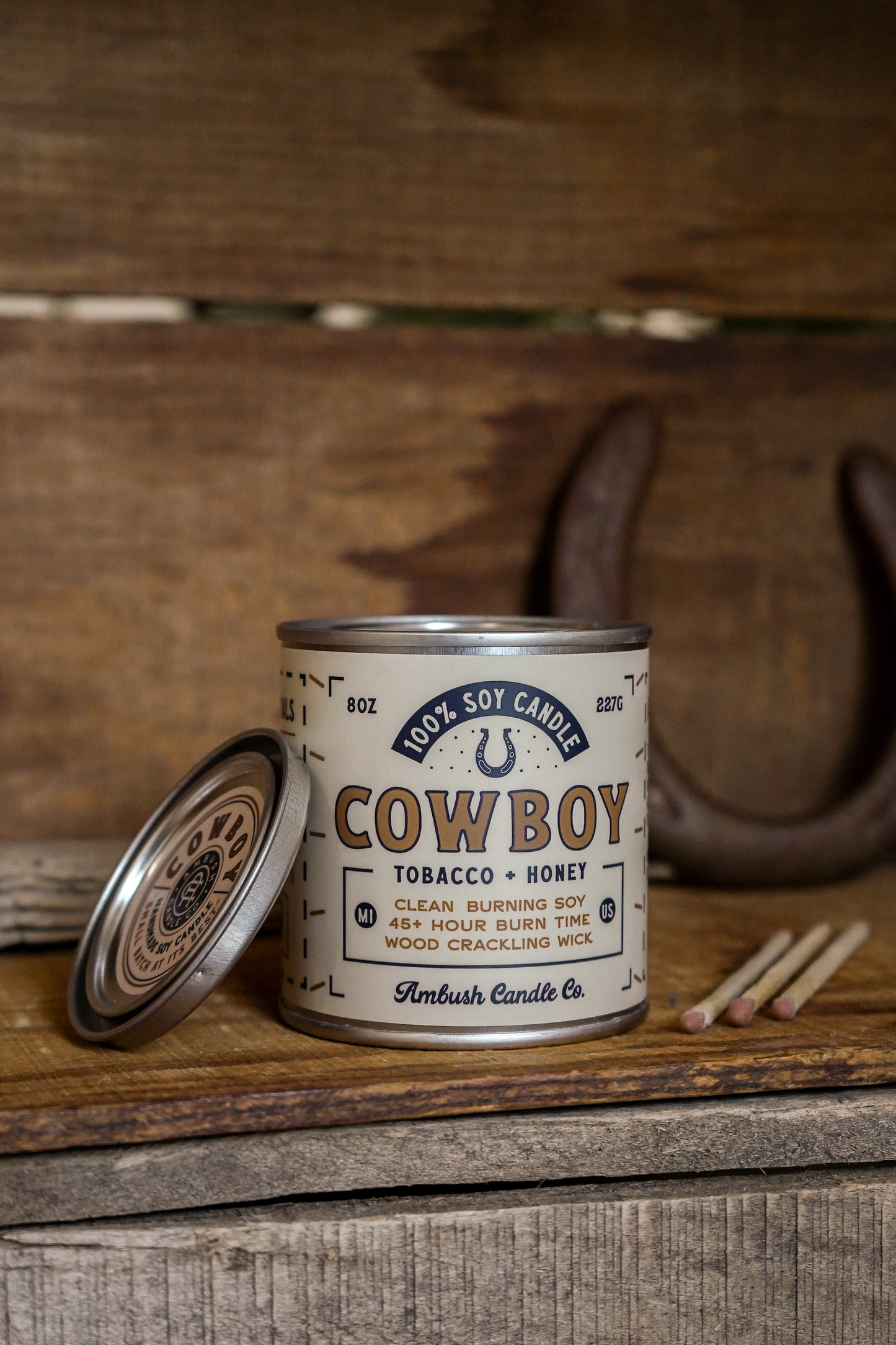 Cowboy Soy Candle