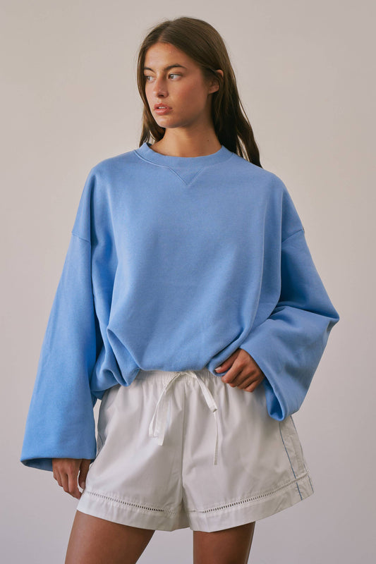 Blouson Cropped Pullover