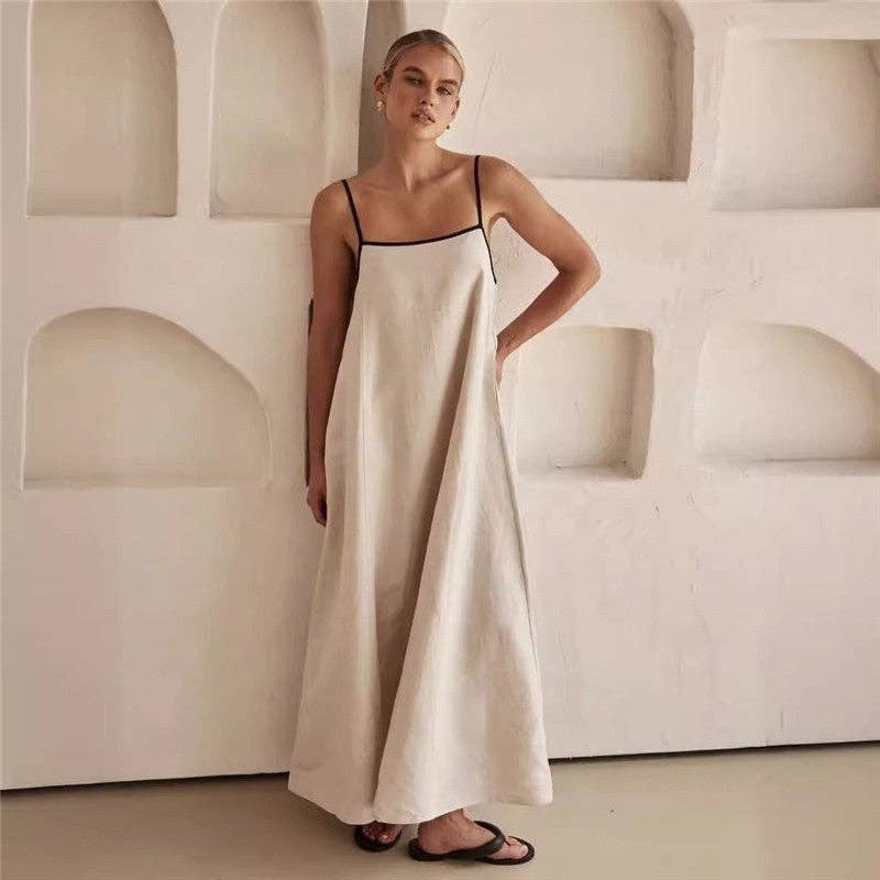 Apricot Strappy Maxi