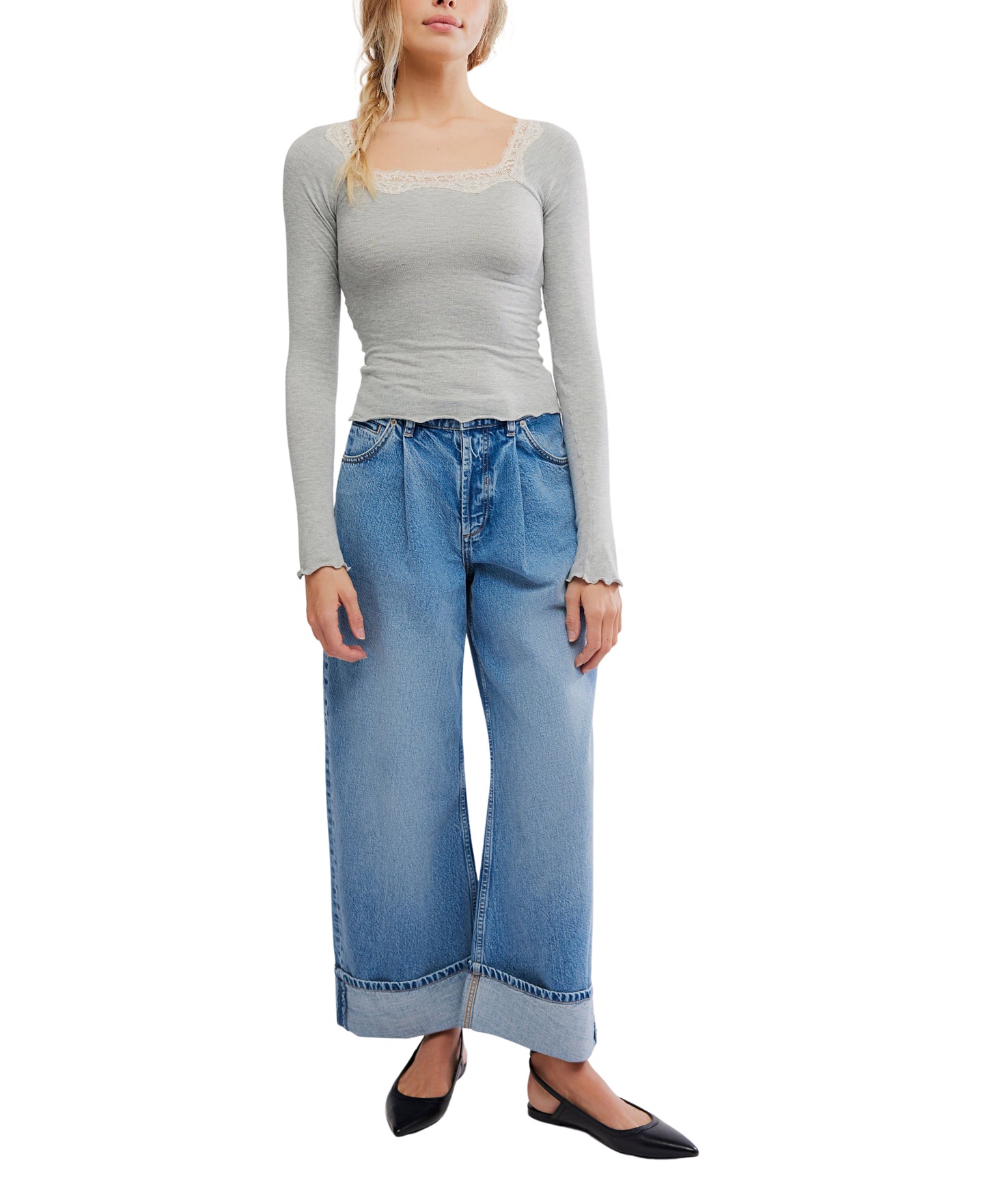 Oh My Darling Long Sleeve-Grey